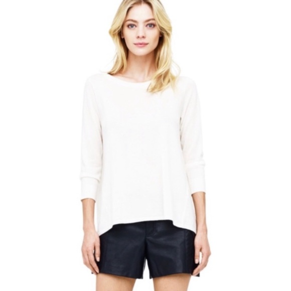 Club Monaco Sweaters - Club Monaco | Leonie Silk Tie Merino Sweater